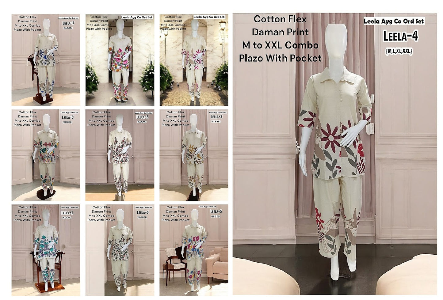 Leela Ayg Cotton Co Ord Set Supplier
