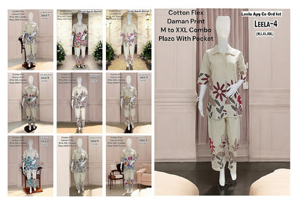 Leela Ayg Cotton Co Ord Set Supplier