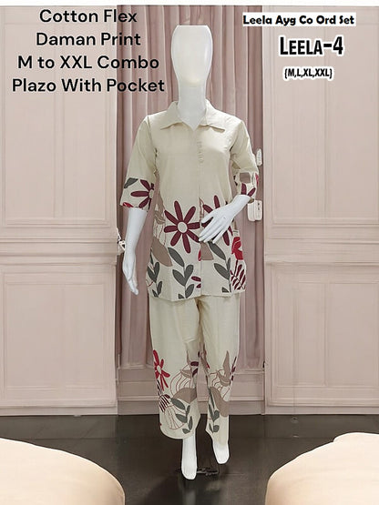 Leela Ayg Cotton Co Ord Set Supplier