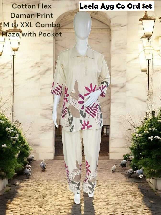 Leela Ayg Cotton Co Ord Set Supplier