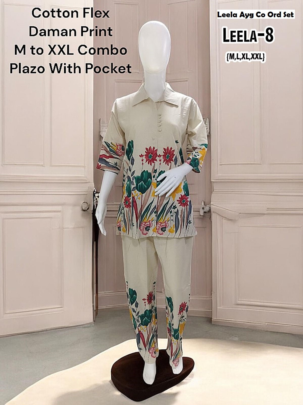 Leela Ayg Cotton Co Ord Set Supplier