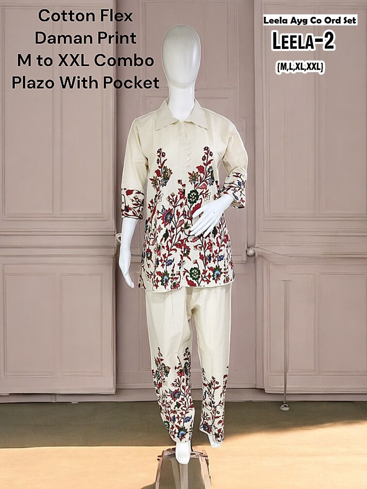 Leela Ayg Cotton Co Ord Set Supplier