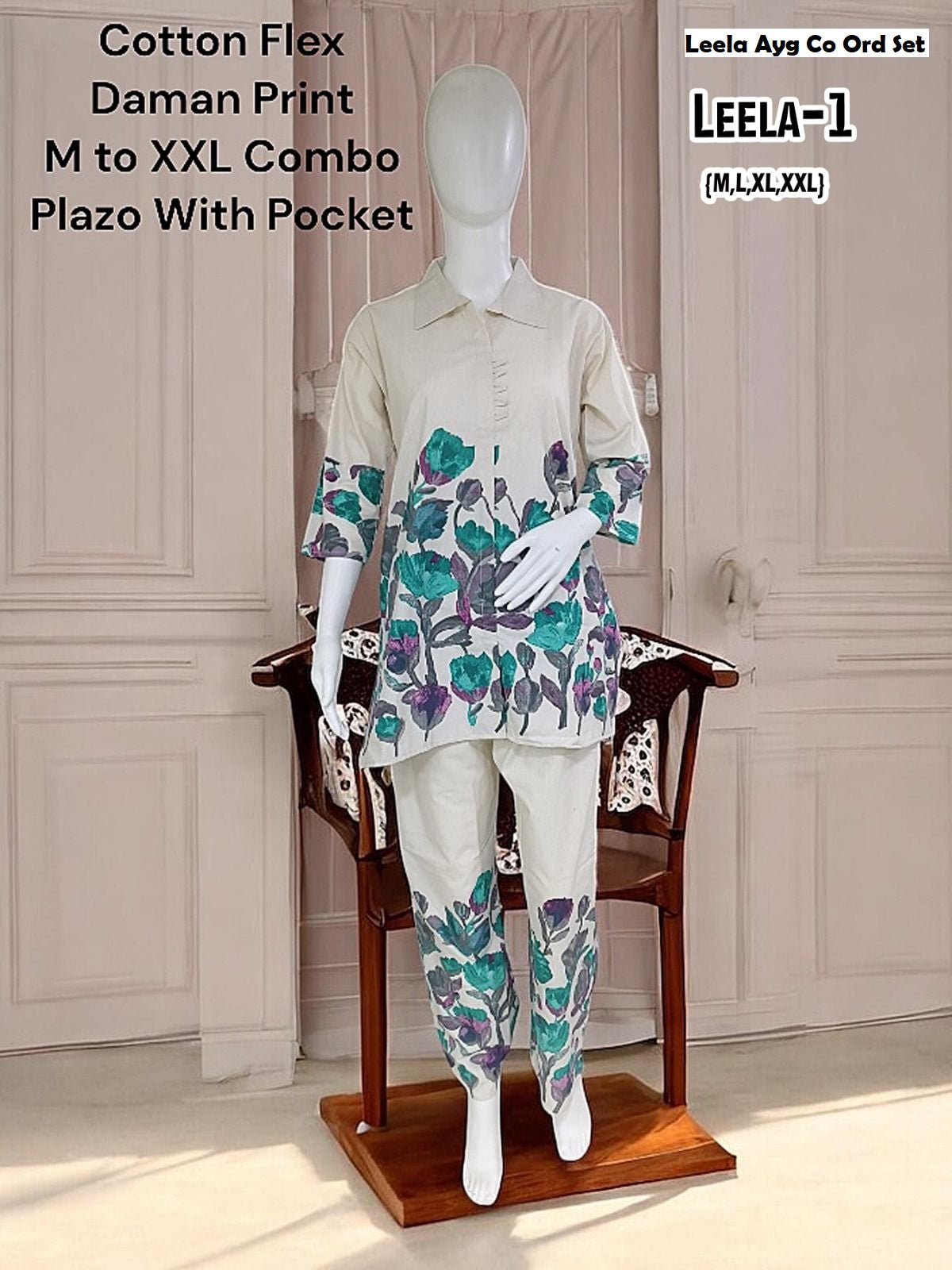 Leela Ayg Cotton Co Ord Set Supplier