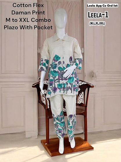 Leela Ayg Cotton Co Ord Set Supplier