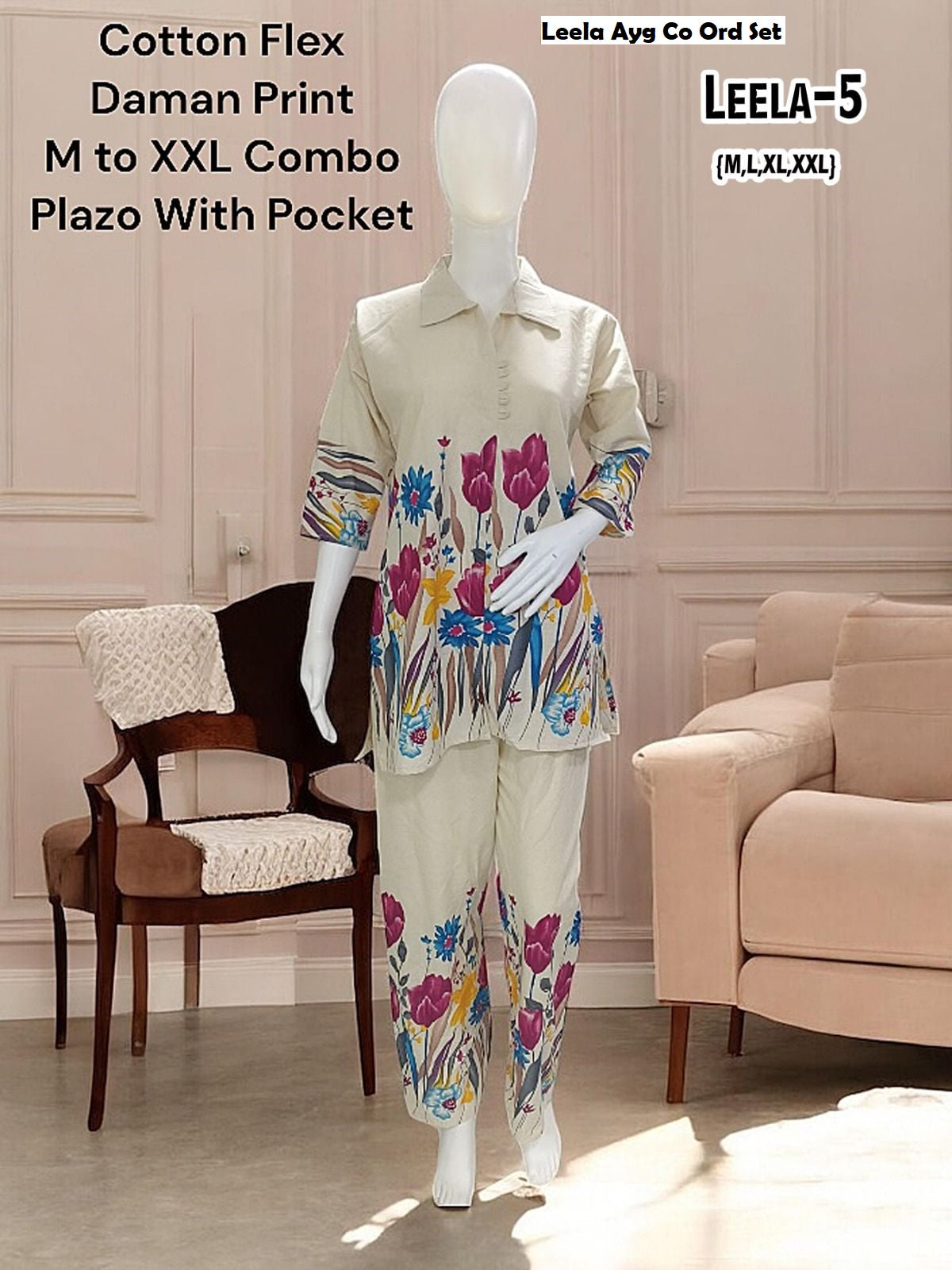 Leela Ayg Cotton Co Ord Set Supplier