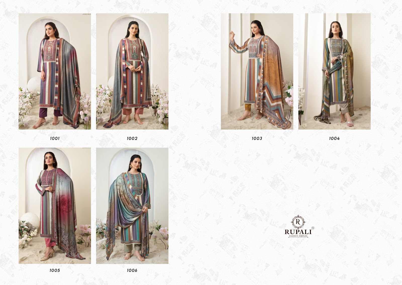 Leela Rupali Viscose Muslin Pant Style Suits Wholesale