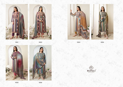 Leela Rupali Viscose Muslin Pant Style Suits Wholesale