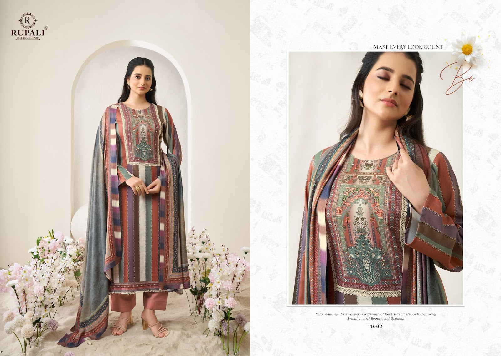 Leela Rupali Viscose Muslin Pant Style Suits Wholesale