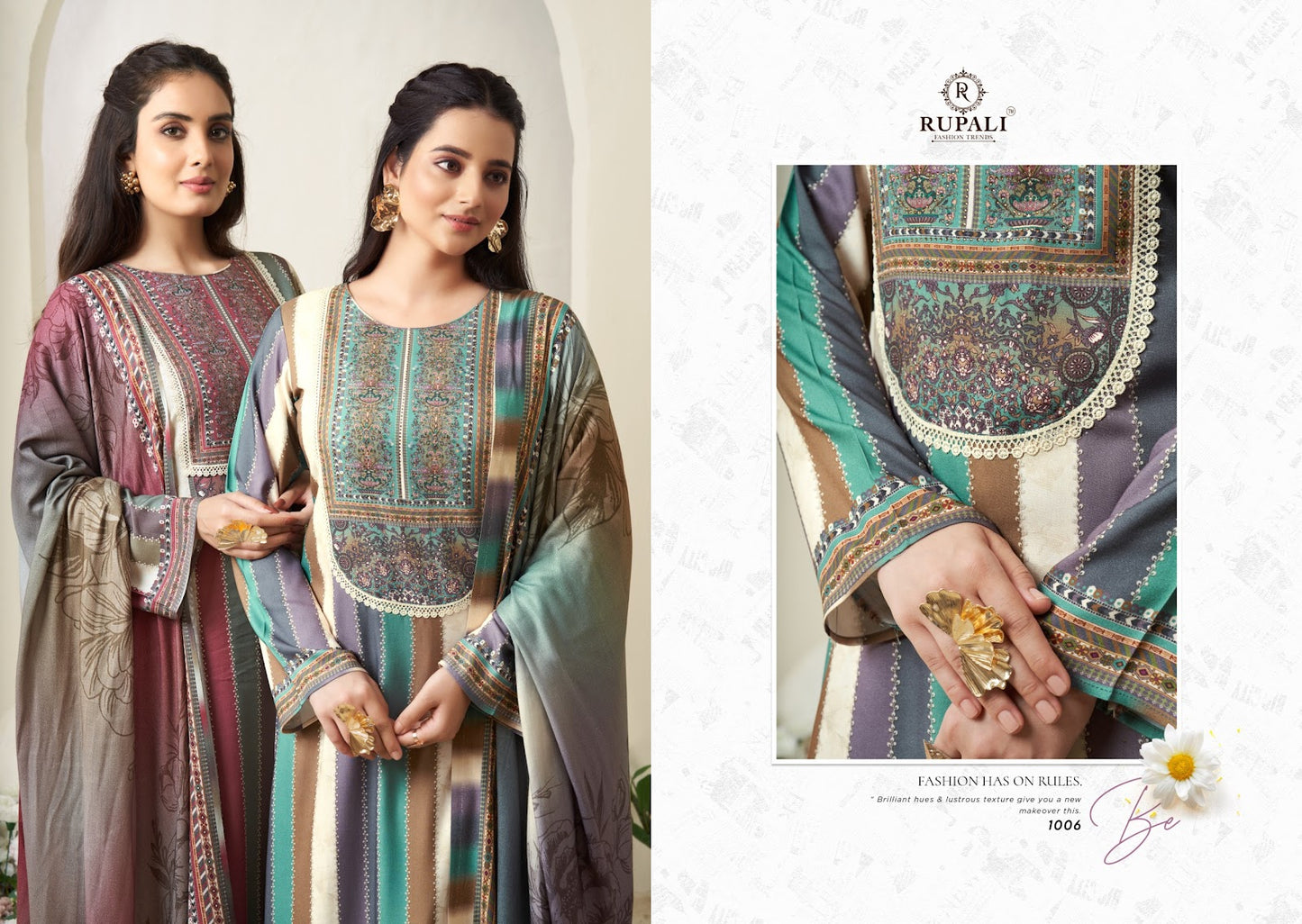 Leela Rupali Viscose Muslin Pant Style Suits Wholesale