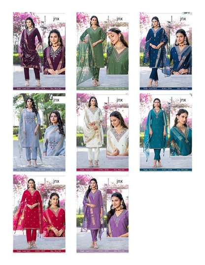 Leela Vol 2 Jnx Roman Readymade Pant Style Suits Exporter India