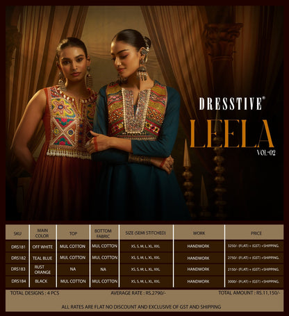 Leela Vol 2 Navratri Collection Dresstive Mul Cotton Kurti Bottom Set Exporter Gujarat