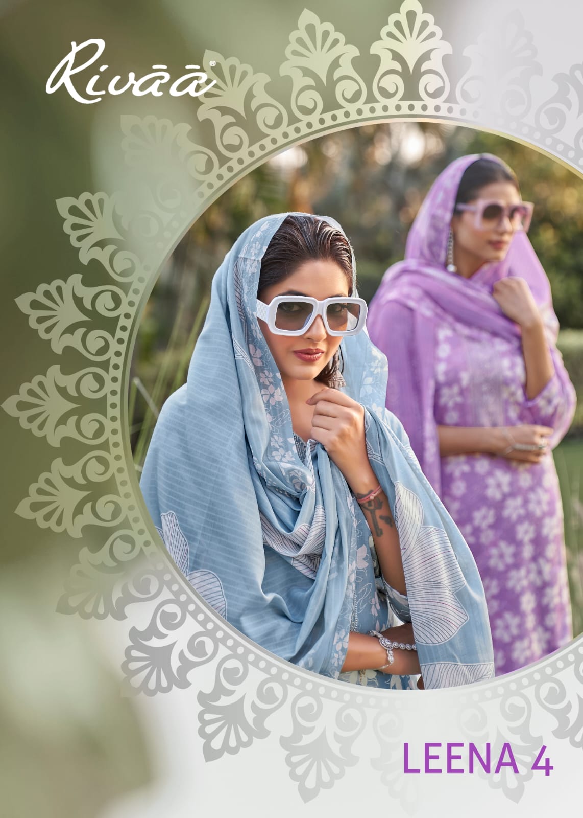 Leena 4 Rivaa Linen Pant Style Suits Exporter