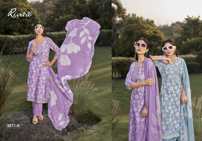 Leena 4 Rivaa Linen Pant Style Suits Exporter