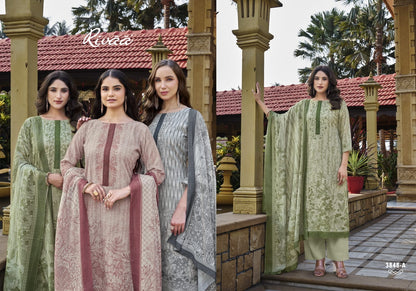 Leena 5 Rivaa Linen Pant Style Suits Manufacturer Ahmedabad