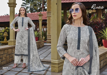Leena 5 Rivaa Linen Pant Style Suits Manufacturer Ahmedabad