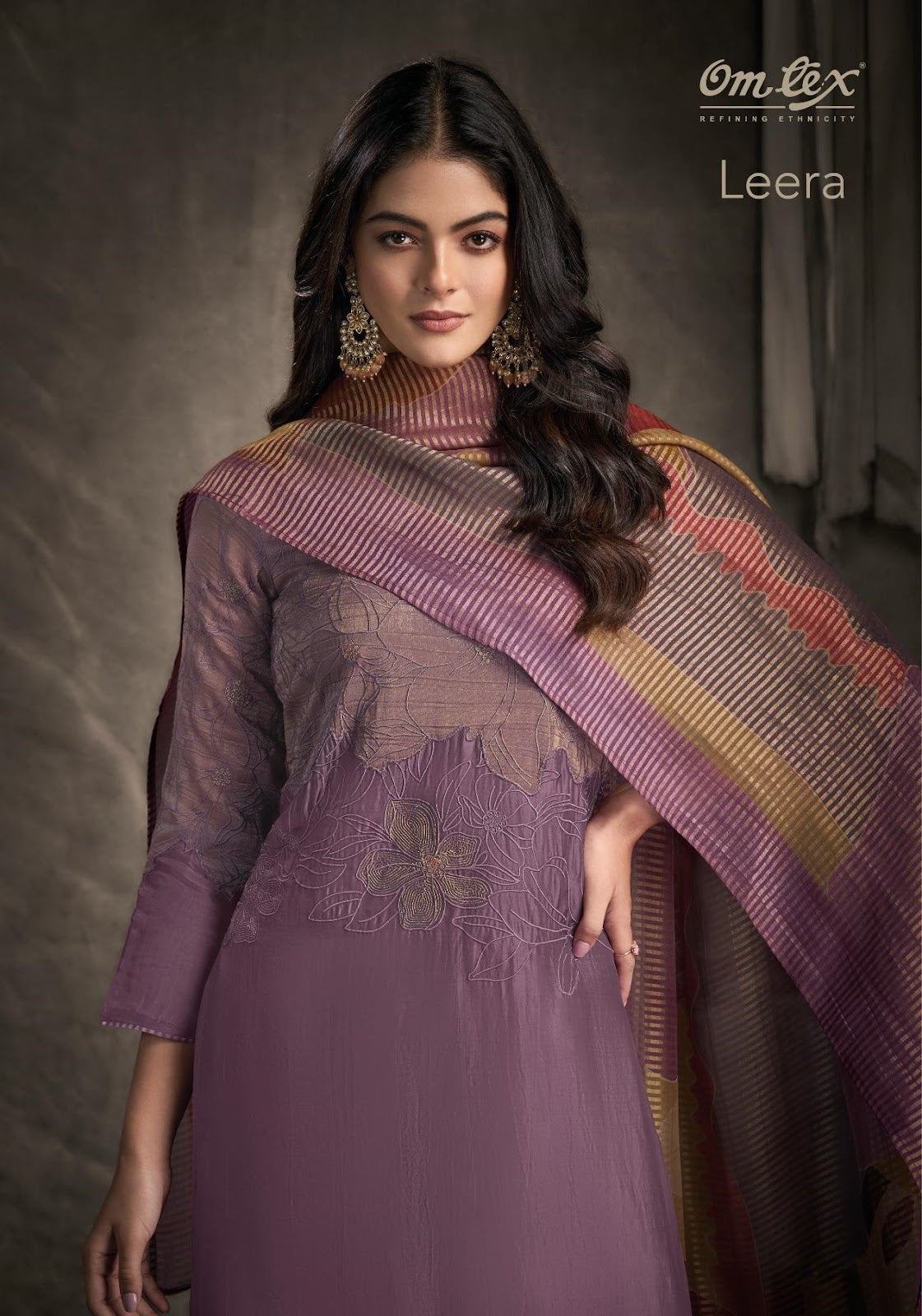 Leera Omtex Silk Plazzo Style Suits Exporter