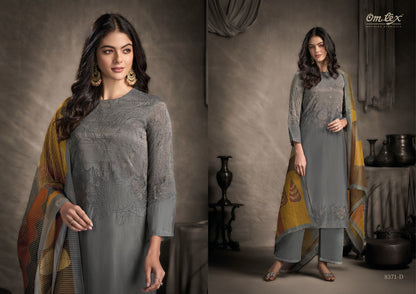 Leera Omtex Silk Plazzo Style Suits Exporter