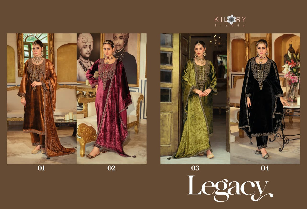 Legacy Kilory Velvet Suits Wholesale