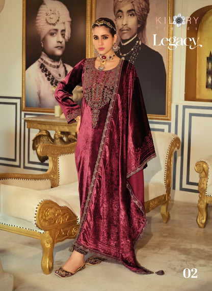 Legacy Kilory Velvet Suits Wholesale