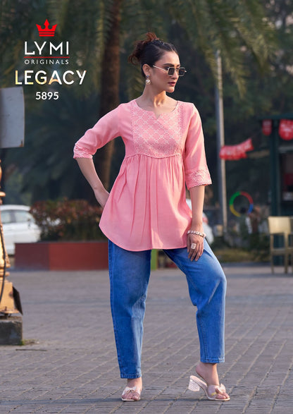 Legacy Lymi Silk Stylish Tops Manufacturer Gujarat