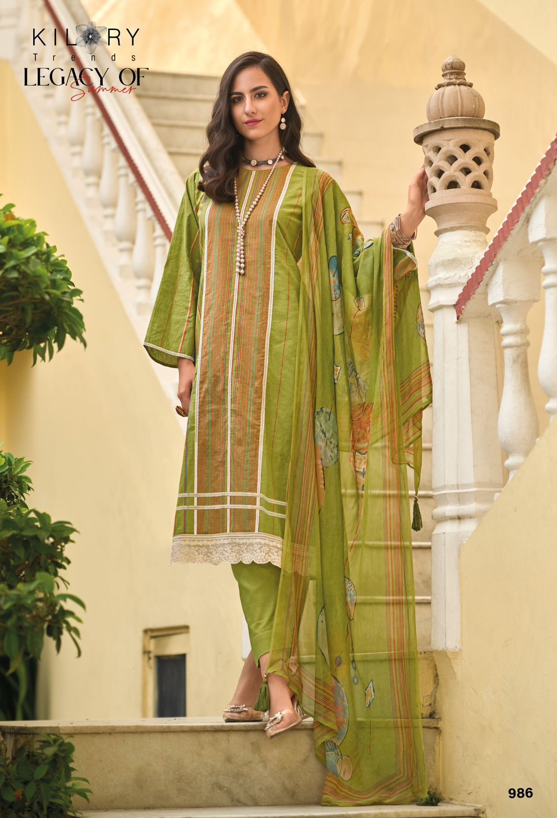 Legacy Of Summer Kilory Lawn Cotton Pant Style Suits