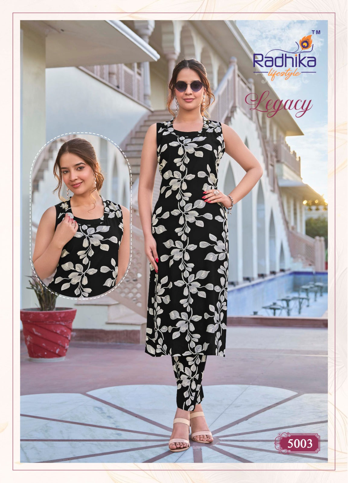 Legacy Vol 5 Radhika Lifestyle Heavy Reyon Co Ord Set Wholesaler Gujarat