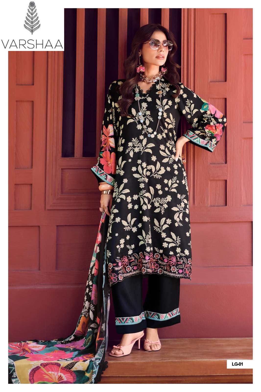 Legend Varshaa Viscose Muslin Pant Style Suits Wholesale