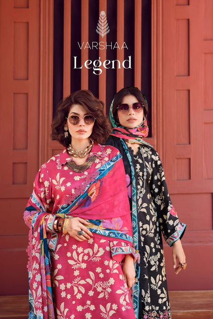 Legend Varshaa Viscose Muslin Pant Style Suits Wholesale