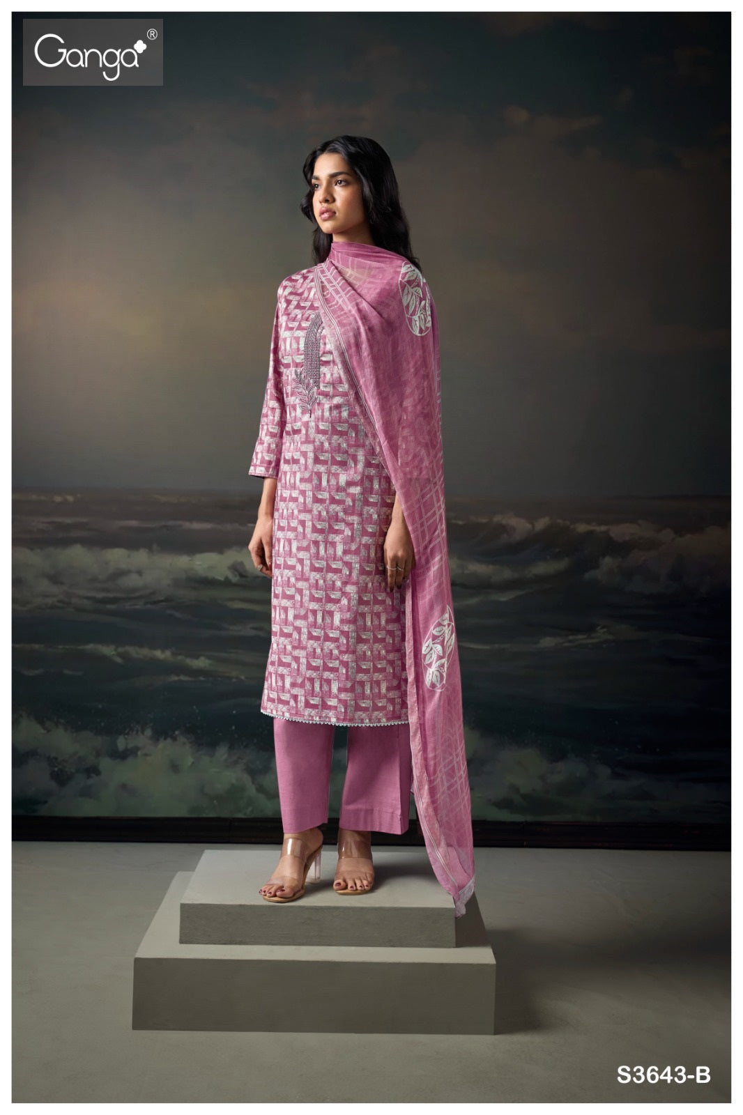 Legeto 3643 Ganga Premium Cotton Pant Style Suits Wholesaler Ahmedabad