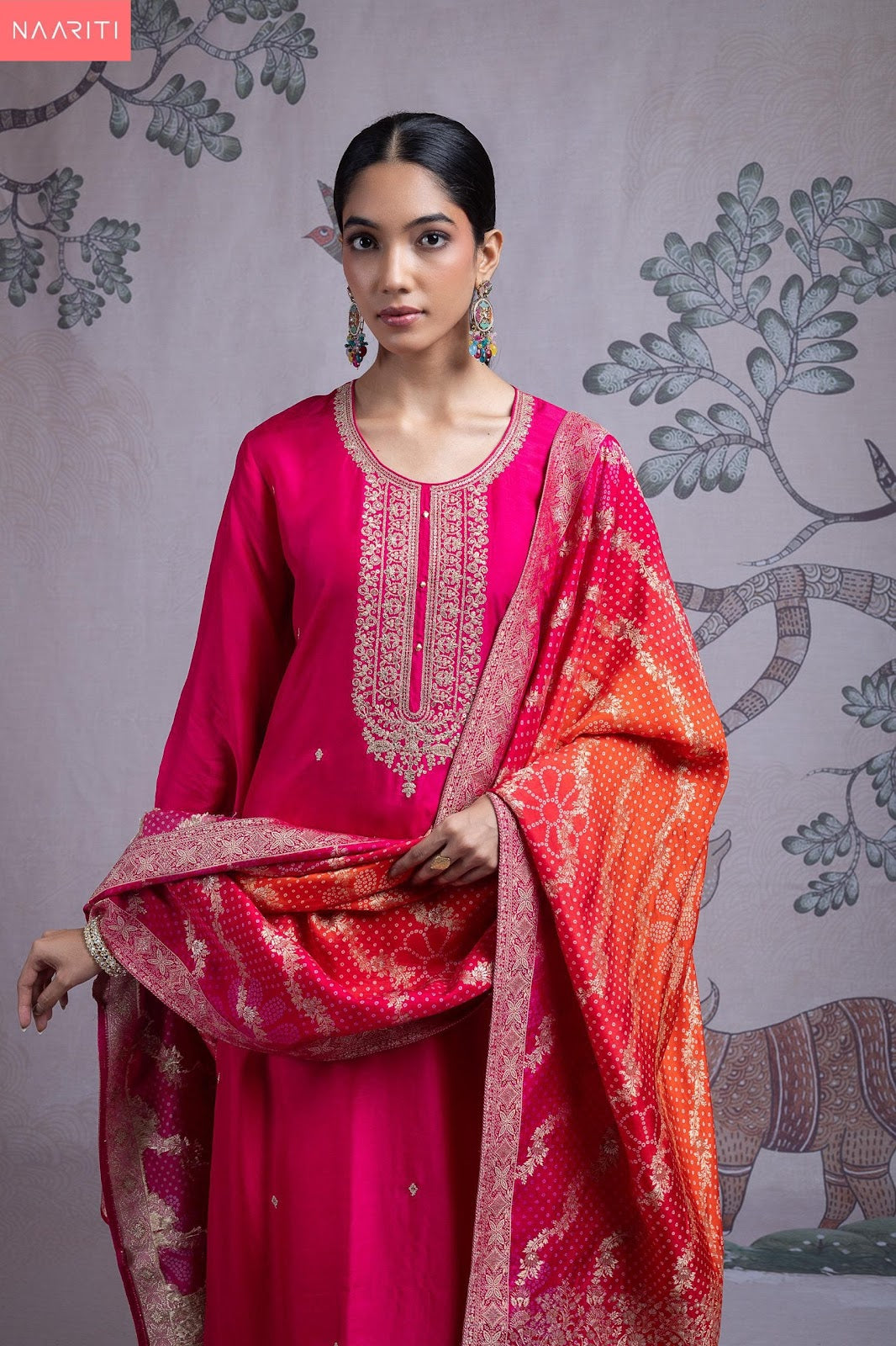Lehar Naariti Russian Silk Pant Style Suits Wholesale Price