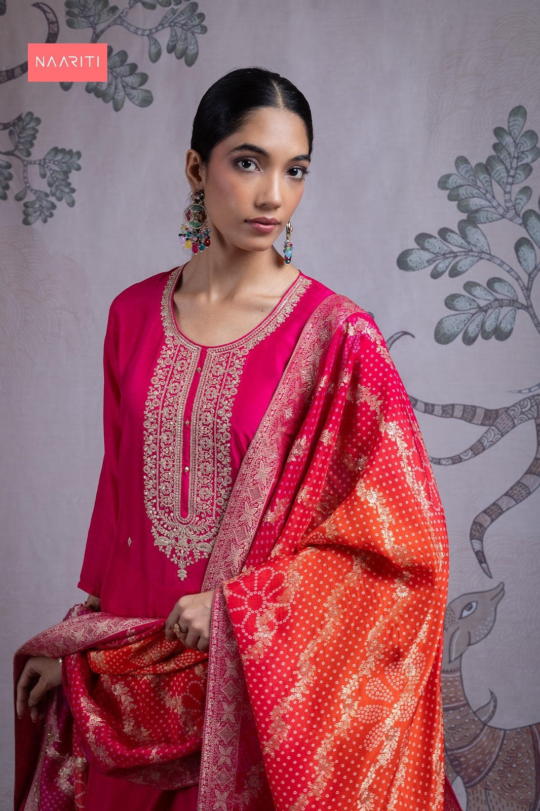 Lehar Naariti Russian Silk Pant Style Suits Wholesale Price