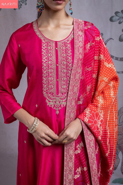 Lehar Naariti Russian Silk Pant Style Suits Wholesale Price