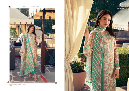 Lehar Vol 2 Rupali Viscose Muslin Karachi Salwar Suits Manufacturer Ahmedabad