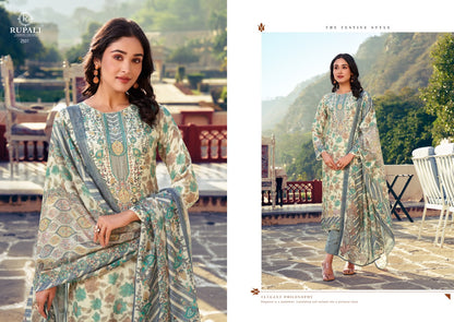 Lehar Vol 2 Rupali Viscose Muslin Karachi Salwar Suits Manufacturer Ahmedabad