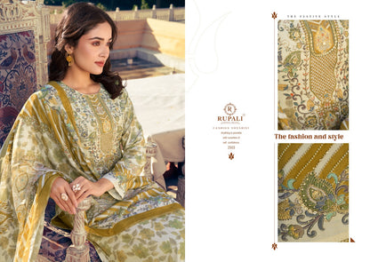 Lehar Vol 2 Rupali Viscose Muslin Karachi Salwar Suits Manufacturer Ahmedabad