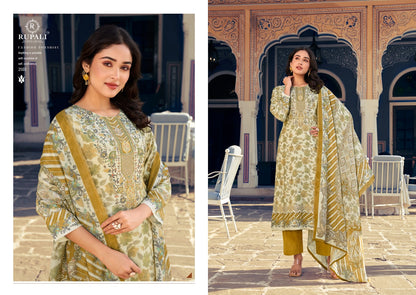 Lehar Vol 2 Rupali Viscose Muslin Karachi Salwar Suits Manufacturer Ahmedabad
