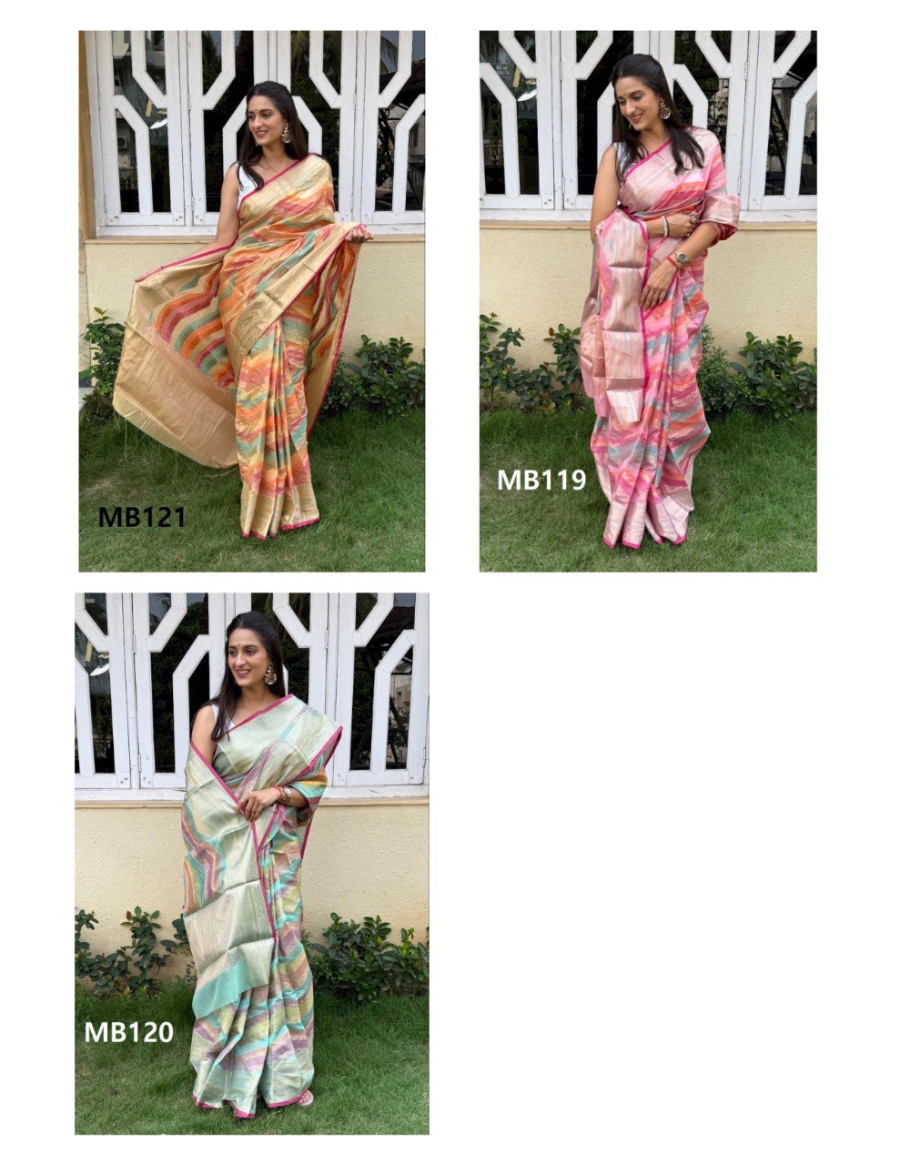 Lehariya Pettern Mira Bela Crepe Silk Sarees Supplier Ahmedabad