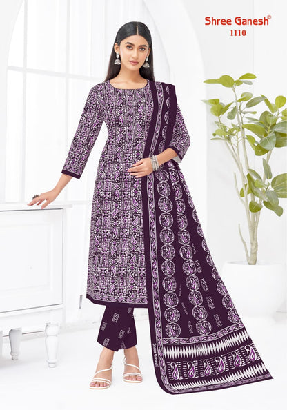 Lehriya Vol 1 Shree Ganesh Cotton Dress Material Manufacturer Gujarat