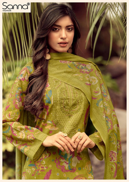 Leif Sanna Fashion Jam Cotton Pant Style Suits Manufacturer India