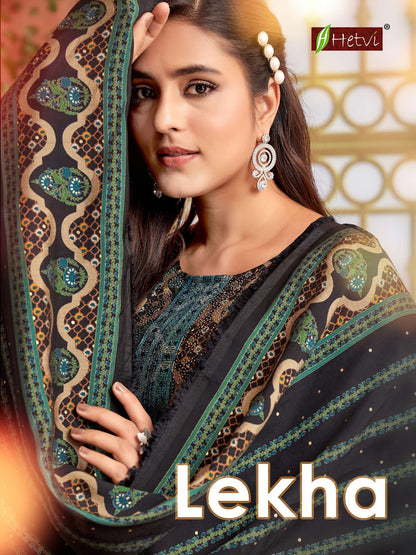 Lekha Hetvi Chanderi Modal Readymade Pant Style Suits Supplier Ahmedabad