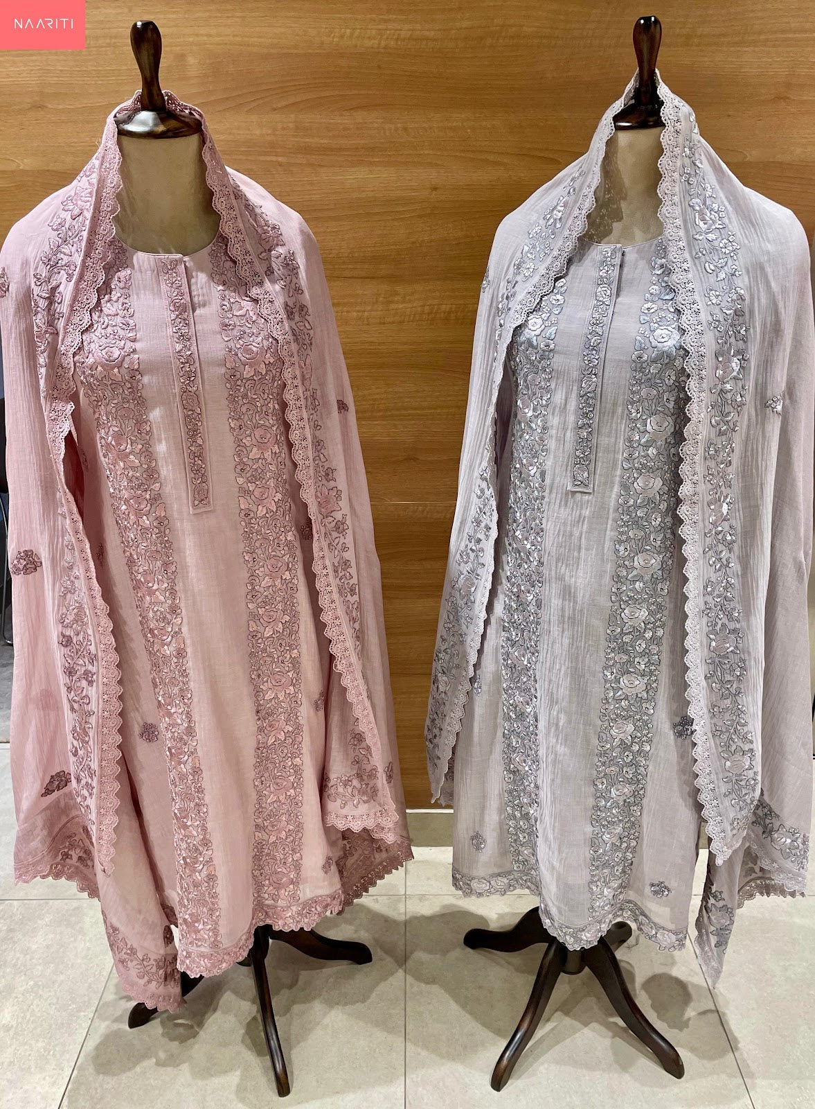 Lekha Naariti Mul Chanderi Salwar Suits Exporter Gujarat