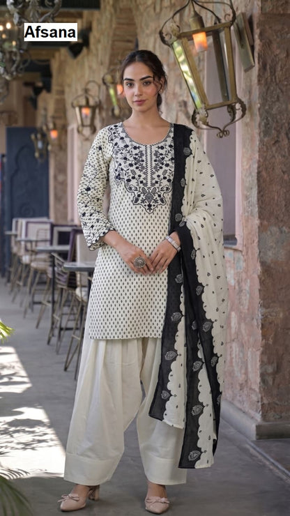 Lemika Afsana Cambric Cotton Pakistani Readymade Suits Exporter