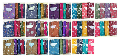 Length 55 Apx Ruchee Fashion Rajwadi Night Gowns Exporter