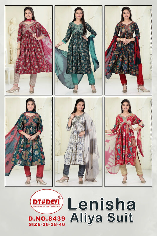 Lenisha 8439 Dt Devi Modal Girls Readymade Pant Suits