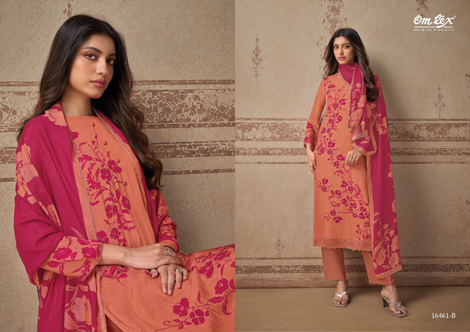 Leona Omtex Dutch Silk Pant Style Suits Wholesale Price