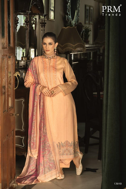 Leora Prm Trendz Jam Silk Pant Style Suits Supplier