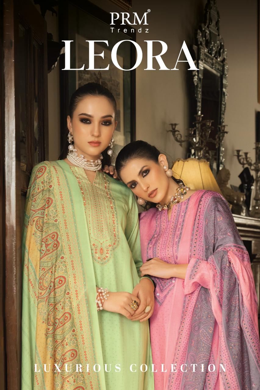 Leora Prm Trendz Jam Silk Pant Style Suits Supplier