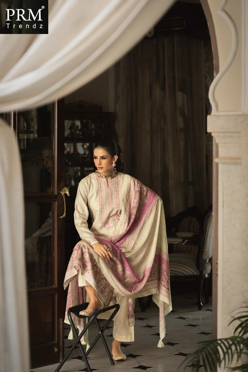 Leora Prm Trendz Jam Silk Pant Style Suits Supplier