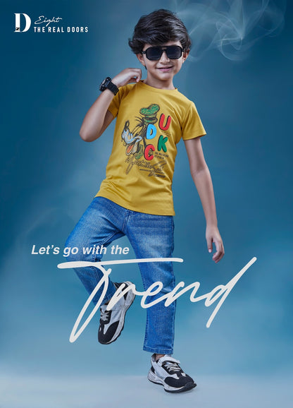 Lets Gooo 299-300 D-8 Imported Boys Tshirt Wholesale Price