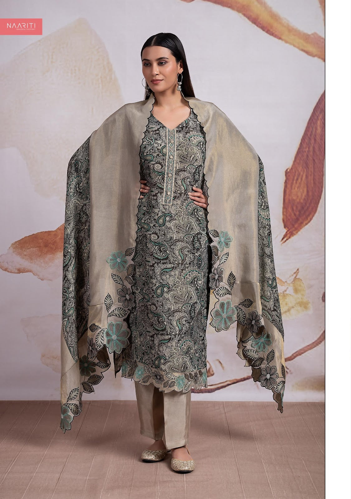Levisha Naariti Silk Pant Style Suits Wholesaler